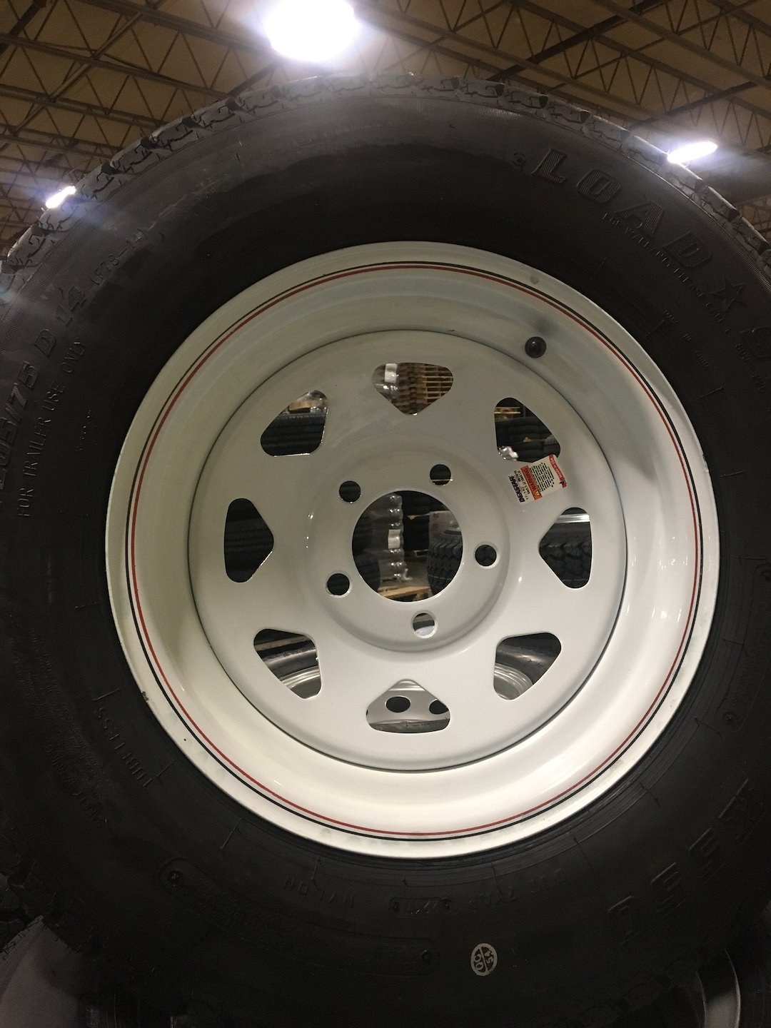 Americana Tire/ Wheel Assembly, 15 Inch Diameter X 5.5 Inch Width/ 5 X 114.3 Millimeter/ 5 X 4.50 Inch Bolt Pattern – 3S540