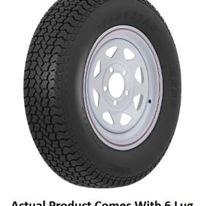Americana Tire/ Wheel Assembly, K558, 15 Inch Diameter X 6 Inch Width, 6 X 139.7 Millimeter/ 6 X 5.50 Inch Bolt Pattern, 8 Spoke – 3S879
