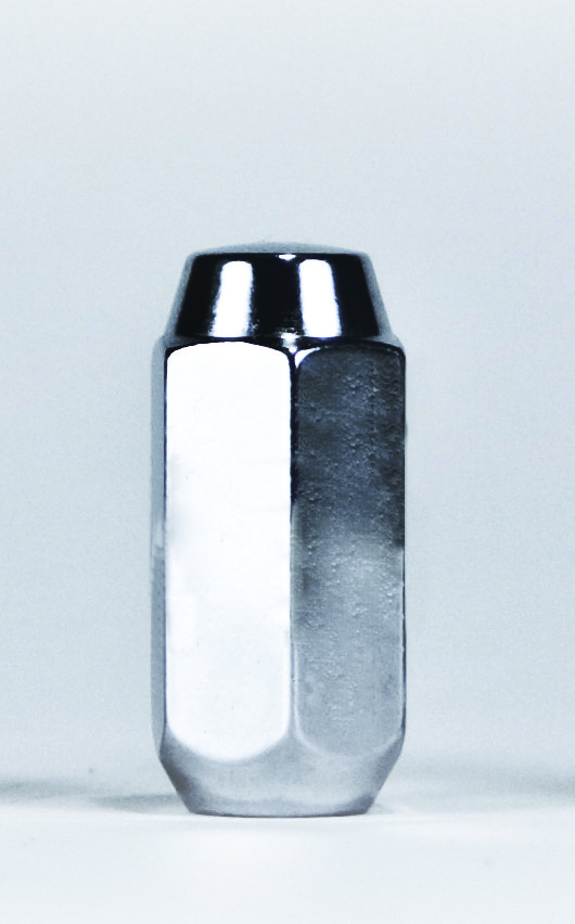 Americana Lug Nut, 1/2 Inch X 20 Thread Size, 60 Degree Conical Seat, Acorn, 1-7/8 Inch Length, Chrome Plated – 80096