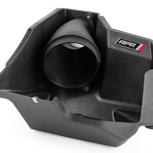 Apr Cold Air Intake, Black Plastic Tube, Red Pleated Cotton Gauze Filter, With Air Box and Filter – CI100054