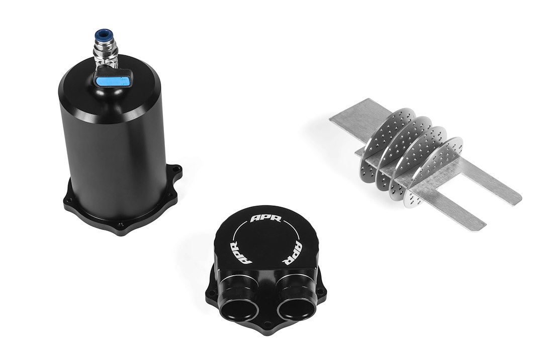 Apr Catch Can, For Storing Excess Oil, Black, Billet Aluminum – MS100122