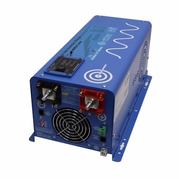 Aims Power Power Inverter/ Battery Charger, Global Lf Series, For 12 Volt Batteries – PICOGLF30W12V120VR