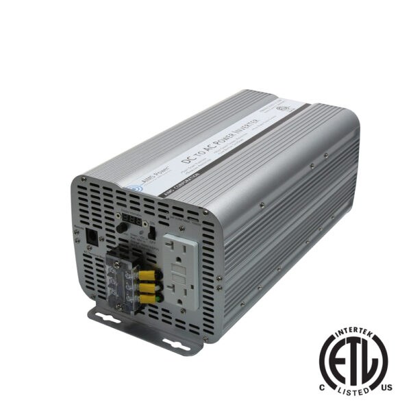 Aims Power Power Inverter, Modified Sine Wave, Inverts 12 Volt DC to 120 Volt AC, 3000 Watt, 6000 Watt Surge Capacity – PWRINV300012120W