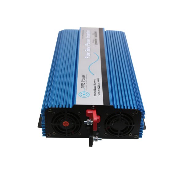 Aims Power Power Inverter, Pure Sine Wave, Inverts 12 Volt DC to 120 Volt AC, 2000 Watt, 4000 Watt Surge Capacity – PWRI200012120S