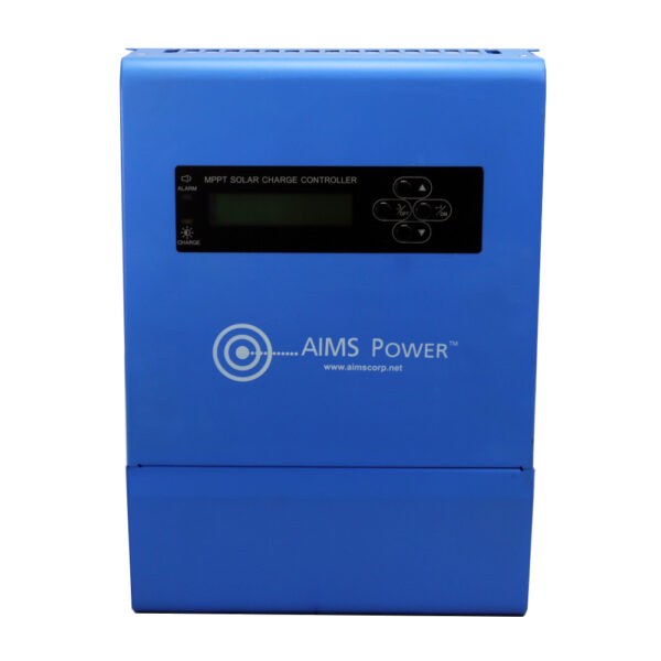 Aims Power Battery Charger Controller, For Use with Solar 12/24/36/48 Volt Sealed/ Flooded/ Lithium/ Lead/ Gel/ AGM Batteries – SCC40AMPPT