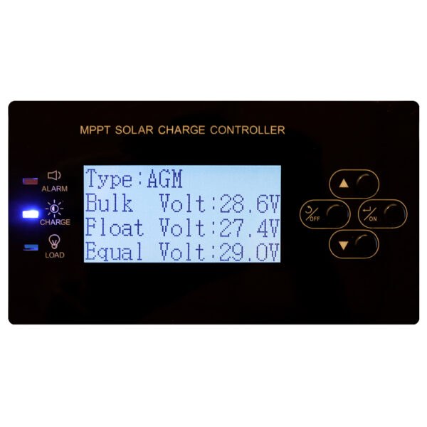 Aims Power Battery Charger Controller, For Use with Solar 12/24/36/48 Volt Sealed/ Flooded/ Lithium/ Lead/ Gel/ AGM Batteries – SCC40AMPPT