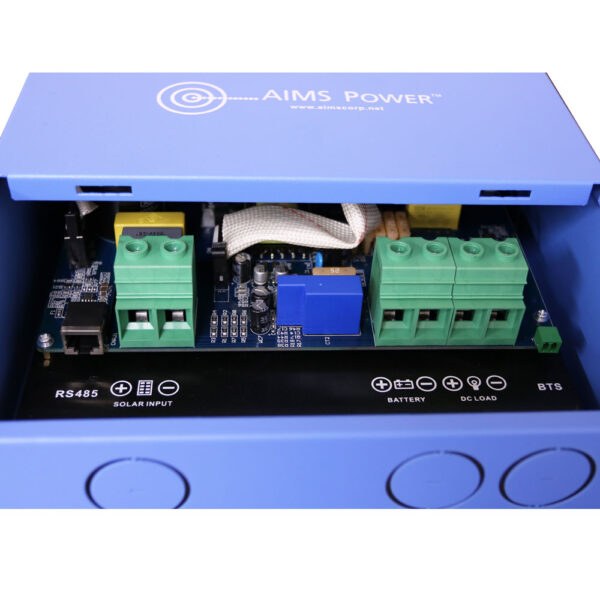 Aims Power Battery Charger Controller, For Use with Solar 12/24/36/48 Volt Sealed/ Flooded/ Lithium/ Lead/ Gel/ AGM Batteries – SCC60AMPPT
