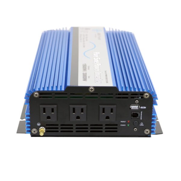 Aims Power Power Inverter, Pure Sine Wave, Inverts 12 Volt DC to 120 Volt AC, 1500 Watt, 3000 Watt Surge Capacity – PWRI150012120S