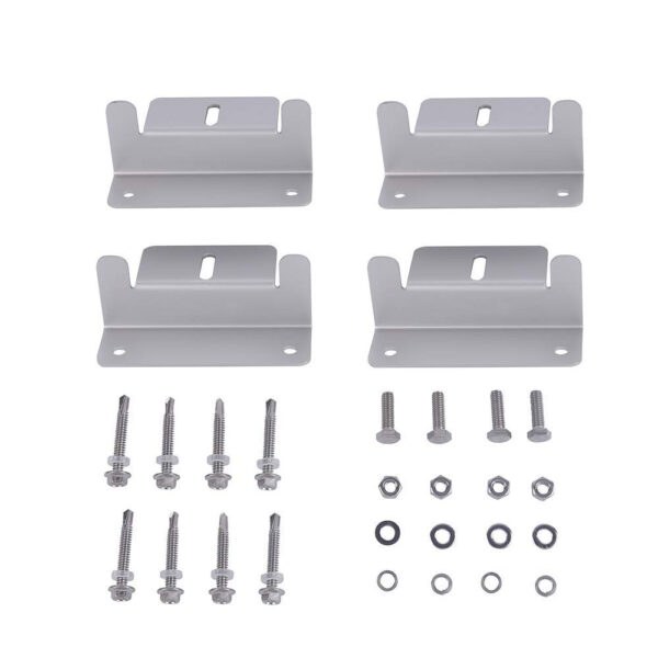 Aims Power Solar Panel Mounting Kit, For Mounting Any Solar Panel, Aluminum – PV-ALBRACKET