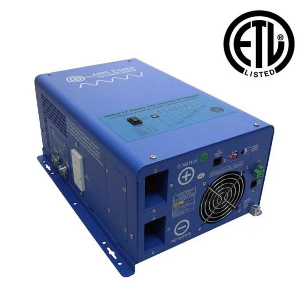 Aims Power Power Inverter/ Battery Charger, Global Lf Series, For 12 Volt Batteries – PICOGLF3K12050BY