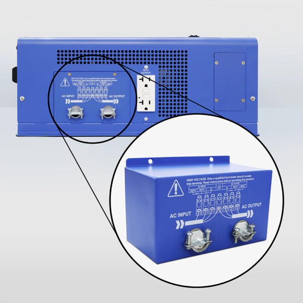 Aims Power Power Inverter/ Battery Charger, Global Lf Series, For 12 Volt Batteries – PICOGLF3K12050BY