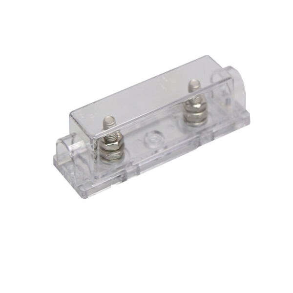 Aims Power Fuse Block, 50 Amp Up to 250 Amp, Uses Anl Fuses, With Protective Cover, 9/32 Inch Stud – ANLFH200