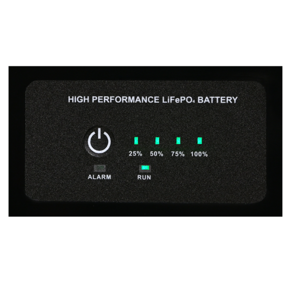 Aims Power Battery, Group 27, 12.8 Volt, 104 Ampere Hour Capacity, M8 Threaded Stud Top Terminals, Lithium Iron Phosphate Style (LiFePO4) – LFP12V104A