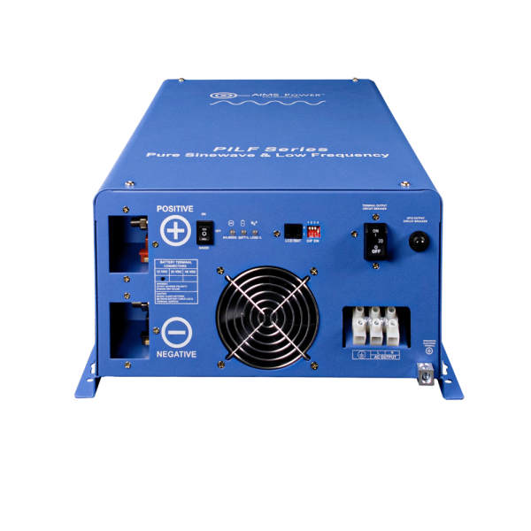 Aims Power Power Inverter, Pilf Series, Low Frequency Pure Sine, Inverts 12 Volt DC to 120 Volt AC, 3000 Watt – PILF30W12V120V