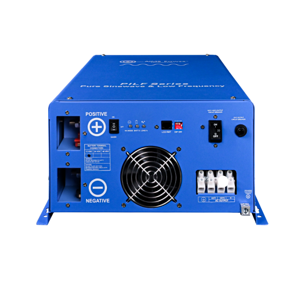 Aims Power Power Inverter, Pilf Series, Low Frequency Pure Sine, Inverts 12 Volt DC to 120/ 240 Volt AC, 3000 Watt – PILF30W12V240VS