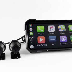 Aqua-Vu Dash Camera, The Captain, Wide Angle Lens, Dual 1080P Camera Resolution, Without G-Sensor, With GPS Tracking, Waterproof – 300-4975