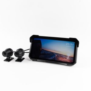 Aqua-Vu Dash Camera, The Captain, Wide Angle Lens, Dual 1080P Camera Resolution, Without G-Sensor, With GPS Tracking, Waterproof – 300-4975