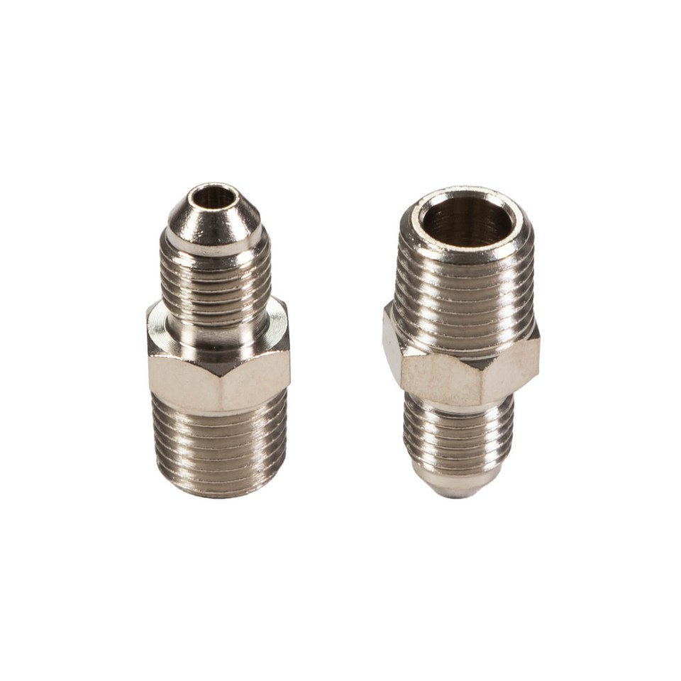 ARB 4×4 Accessories Adapter Fitting, 1/4 NPT to JIC-04 37 Degree Flare, Nickel Plated, Brass, Set of 2 – 0740101