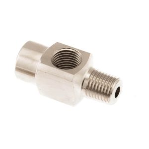 ARB 4×4 Accessories Adapter Fitting, 3 Way – Male 1/4 NPT X Female 1/4 NPT X Female 1/4 NPT, Nickel Plated, Brass, Set of 2 – 0740106