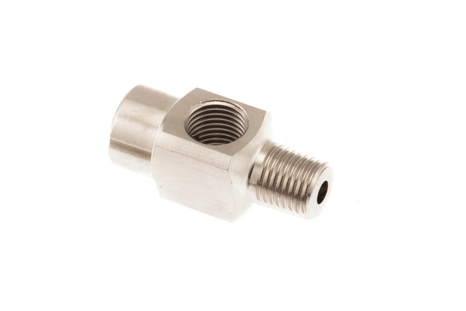 ARB 4×4 Accessories Adapter Fitting, 3 Way – Male 1/4 NPT X Female 1/4 NPT X Female 1/4 NPT, Nickel Plated, Brass, Set of 2 – 0740106
