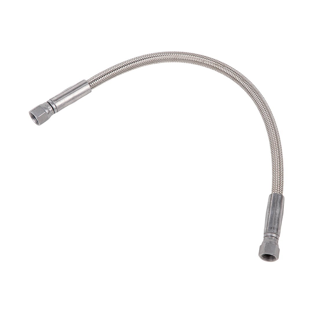 ARB 4×4 Accessories Air Hose, 1/4 Inch Diameter, 1 Foot Length, Female JIC-04 37 Degree Flare, Non Recoil Hose, Nickel Alloy Electroplated – 0740201