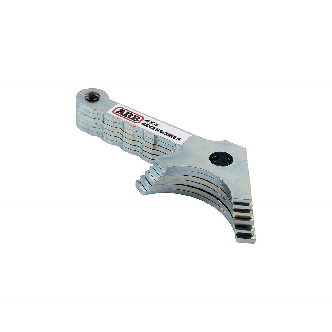 ARB 4×4 Accessories Differential Shim Installation Tool, Six Assorted Sizes, Zinc Plated Steel, 6 Drivers Joined Together – 0770004