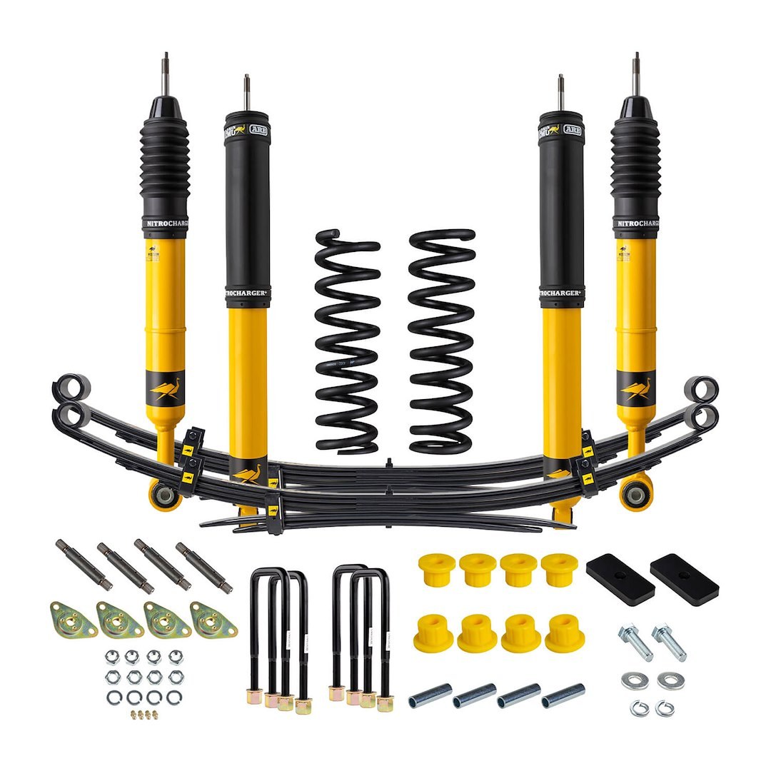 ARB 4×4 Accessories Lift Kit Suspension, 2 Inch Front Lift, 2 Inch Rear Lift, With Front and Rear Shock Absorbers IN Kit – 1004K