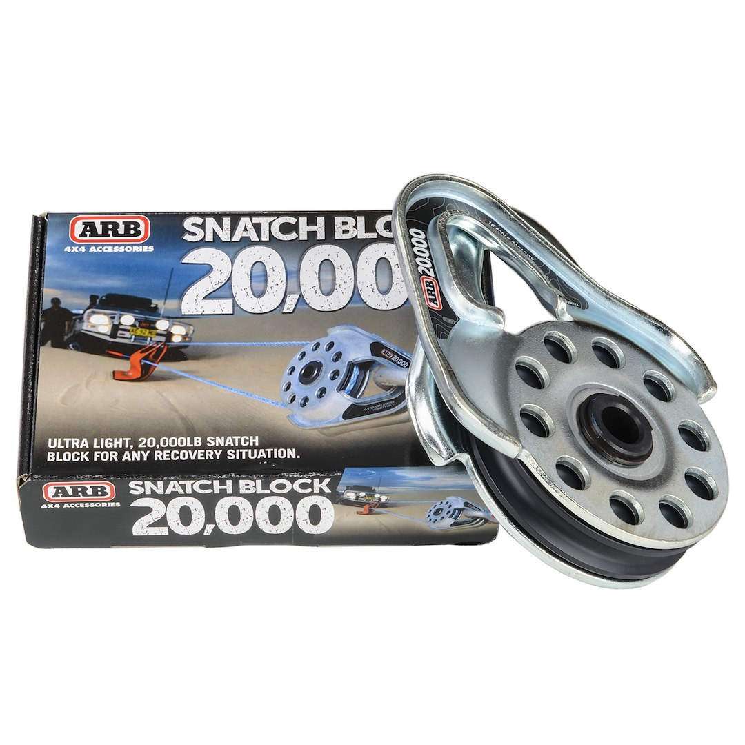 ARB 4×4 Accessories Winch Snatch Block, Ultra Lite, 20,000 Pound Working Load, For Use with 1/4 Inch to 1/2 Inch Cable – 10100020A