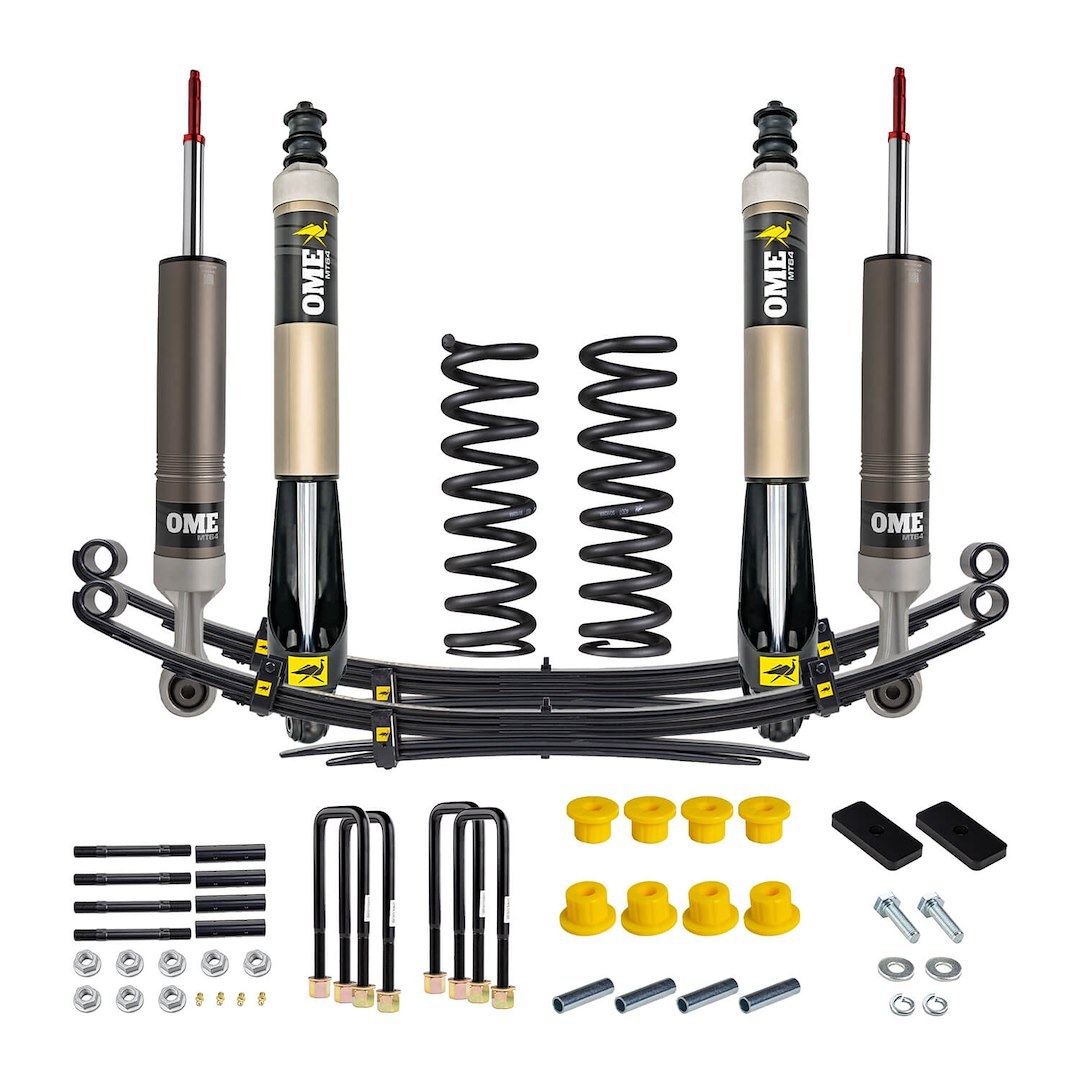ARB 4×4 Accessories Lift Kit Suspension, MT64, 2 Inch Front Lift, 2 Inch Rear Lift, With Front and Rear MT64 Shock Absorbers IN Kit – 1108K