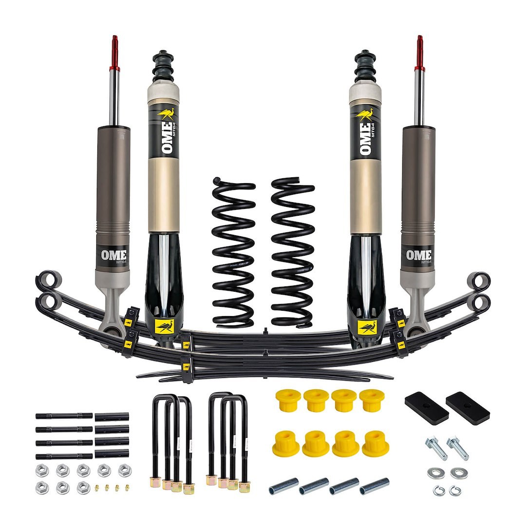 ARB 4×4 Accessories Lift Kit Suspension, MT64, 2 Inch Front Lift, 2 Inch Rear Lift, With Front and Rear MT64 Shock Absorbers IN Kit – 1109K