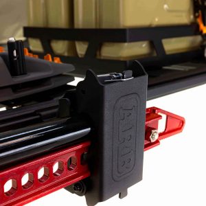ARB 4×4 Accessories Jack Mount, Hi Lift Jack, Mounts to Roof Basket, Black, Steel, With Handle Isolator – 1780280