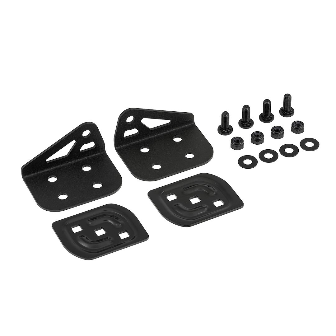 ARB 4×4 Accessories Roof Basket Light Mount, Base Rack, For Use with Arb Base Rack, Black, Set of 2, Under Rail Mount – 1780490