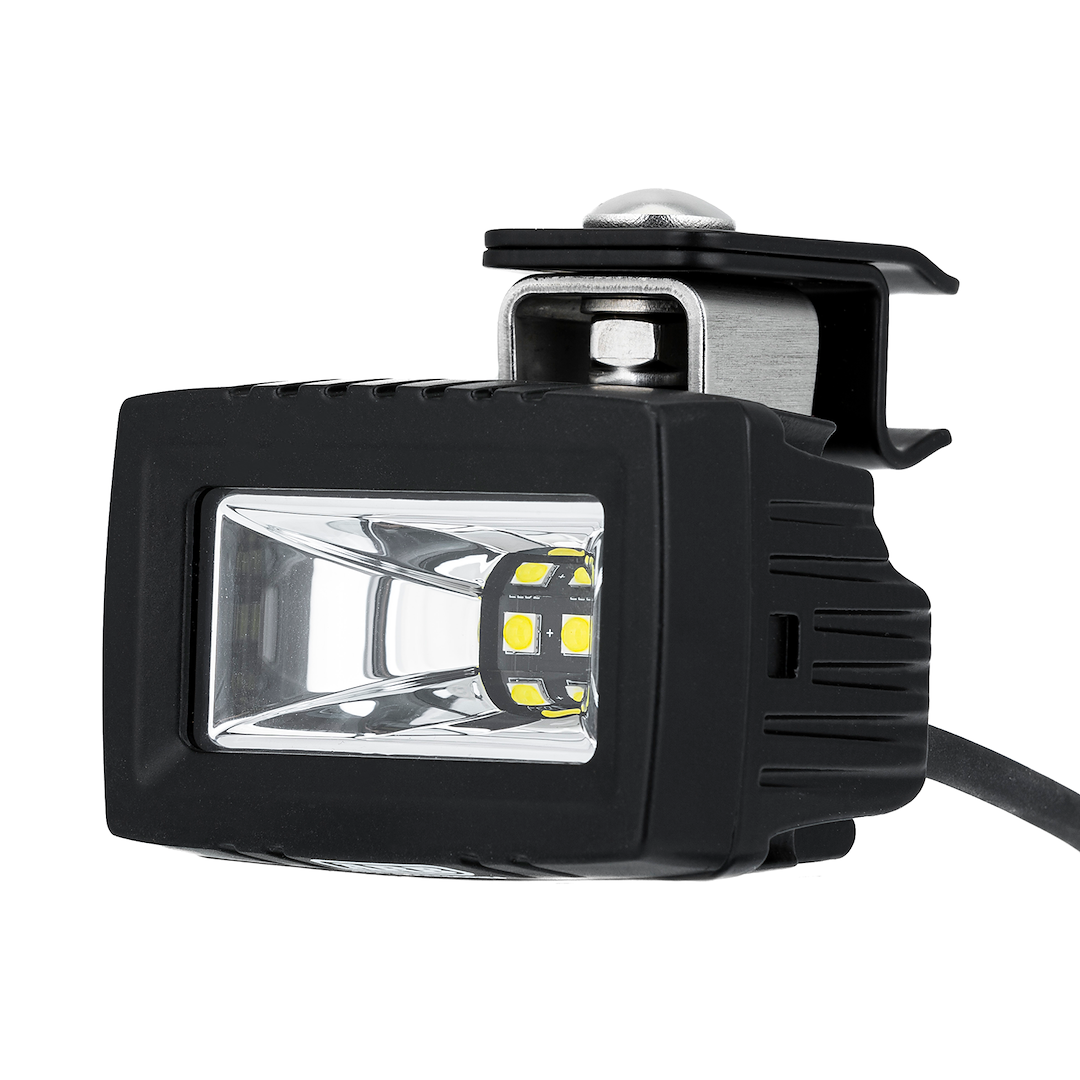 ARB 4×4 Accessories Driving/ Fog Light, LED Bulb, 20 Watt at 9 Volt to 36 Volt, Scene Beam, 1100 Lumens, Clear Lens, Black Housing – 1780520