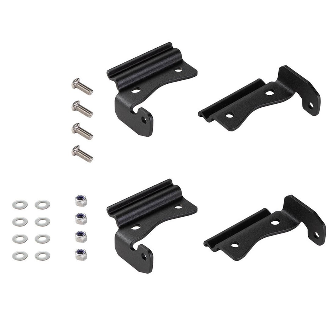 ARB 4×4 Accessories Driving/ Fog Light Mounting Bracket, Nacho, Clamp-On to Arb Base Rack, Mounts One Light, Powder Coated, Textured Black – 1780860