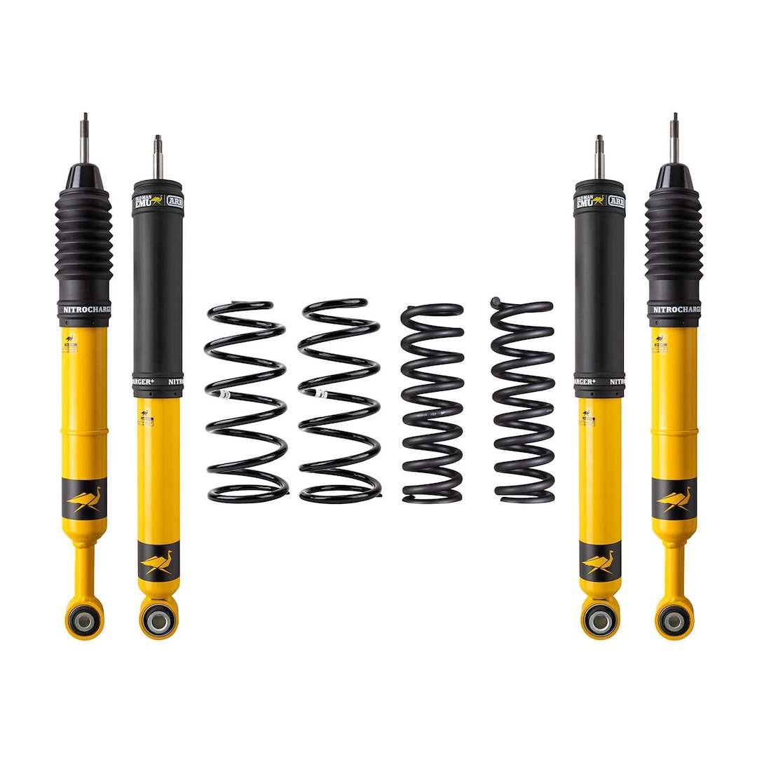 ARB 4×4 Accessories Lift Kit Suspension, 1 to 2 Inch Front Lift, 2 Inch Rear Lift, With Front and Rear Nitro Shock Absorbers IN Kit – 2005K