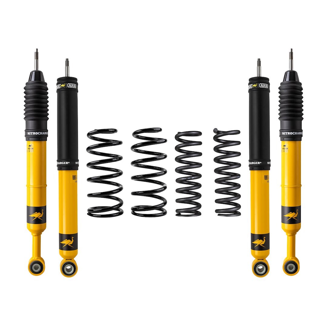 ARB 4×4 Accessories Lift Kit Suspension, 1 to 2 Inch Front Lift, 2 Inch Rear Lift, With Front and Rear Nitro Shock Absorbers IN Kit – 2006K