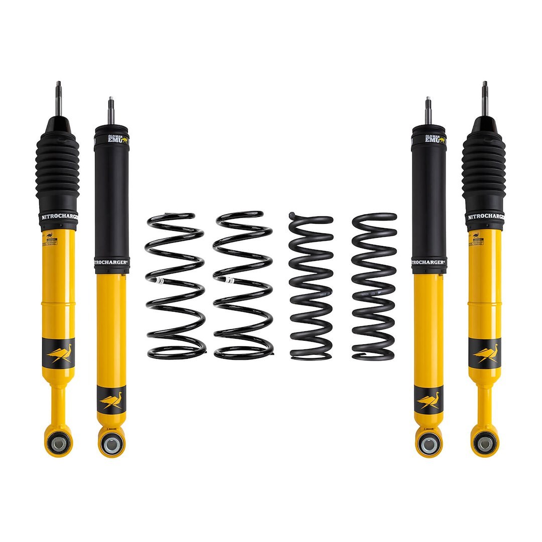 ARB 4×4 Accessories Lift Kit Suspension, 2-1/2 Inch Front Lift, 2 Inch Rear Lift, With Front and Rear Nitro Shock Absorbers IN Kit – 2011K
