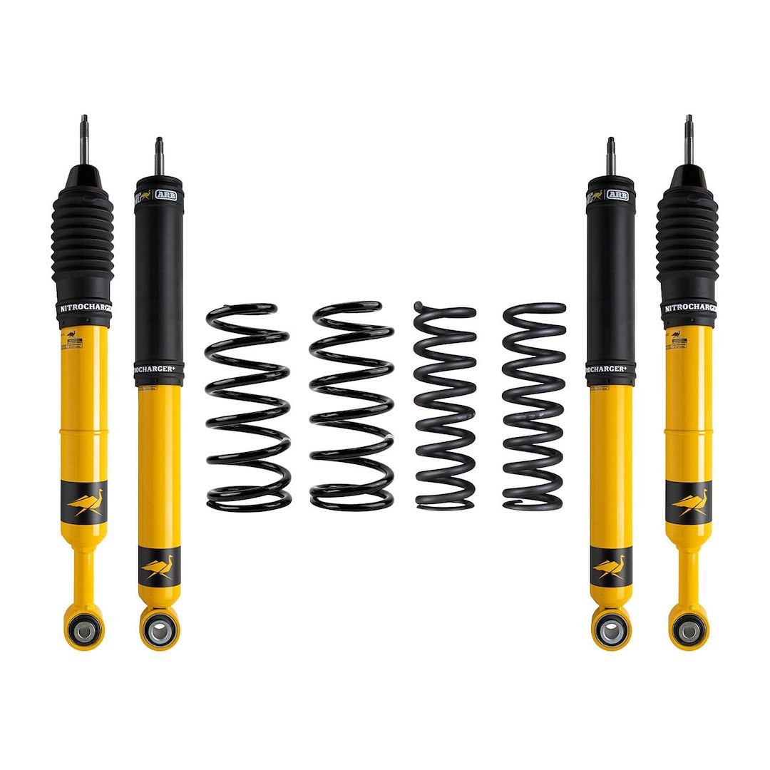 ARB 4×4 Accessories Lift Kit Suspension, 2-1/2 Inch Front Lift, 2 Inch Rear Lift, With Front and Rear Nitro Shock Absorbers IN Kit – 2013K