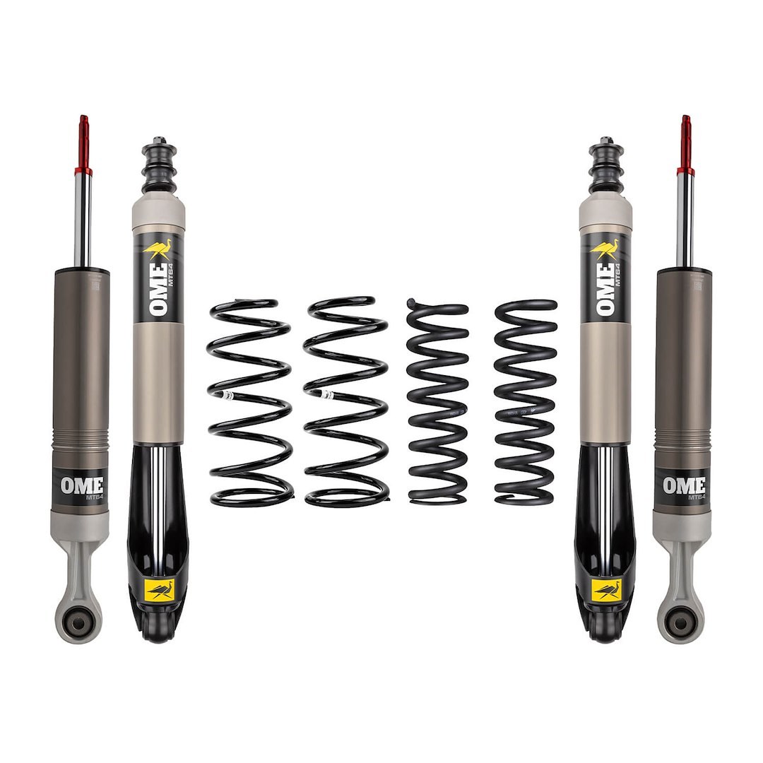 ARB 4×4 Accessories Lift Kit Suspension, MT64, 2-1/2 Inch Front Lift, 2 Inch Rear Lift, With Front and Rear MT64 Shock Absorbers IN Kit – 2111K