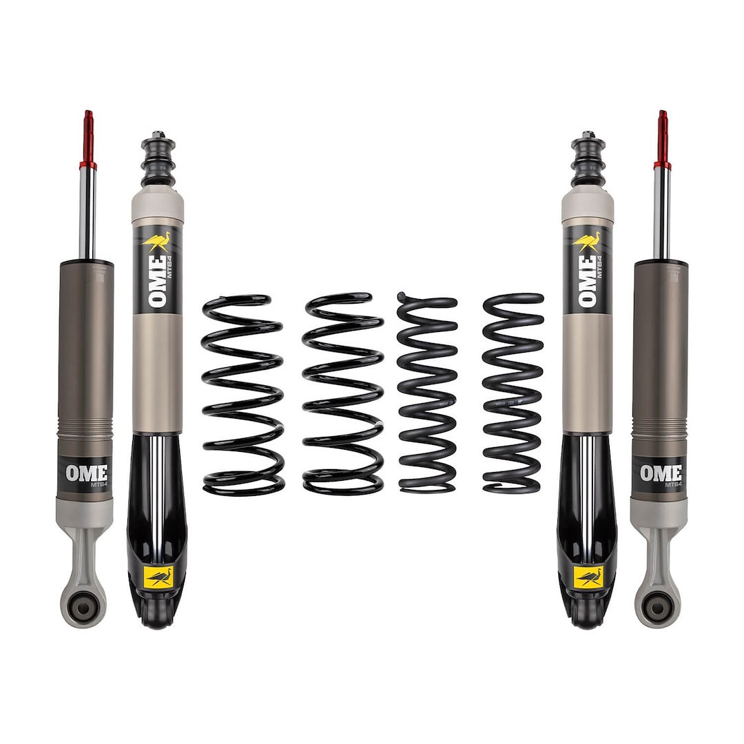 ARB 4×4 Accessories Lift Kit Suspension, MT64, 2-1/2 Inch Front Lift, 2 Inch Rear Lift, With Front and Rear MT64 Shock Absorbers IN Kit – 2113K