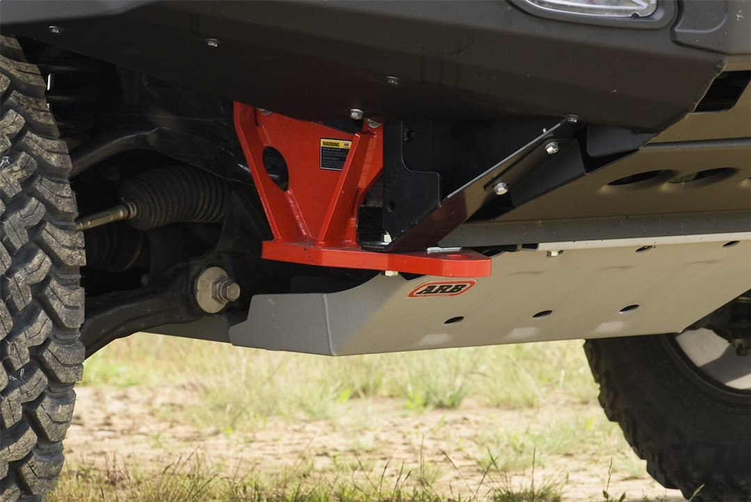 ARB 4×4 Accessories Tow Hook, Recovery Points, Functional/ 17640 Pound Capacity, Painted, Red, Steel, Single – 2823010