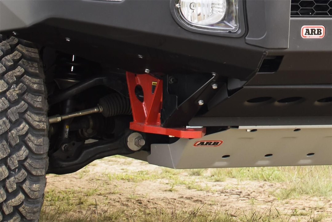 ARB 4×4 Accessories Tow Hook, Recovery Points, Functional/ 17640 Pound Capacity, Painted, Red, Steel, Single – 2823010