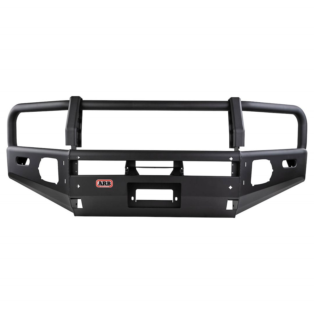 ARB 4×4 Accessories Bumper, One Piece Design, Mounting Hardware Included, With Grille/ Headlight Guard, With Internal Winch Mount – 3415020B