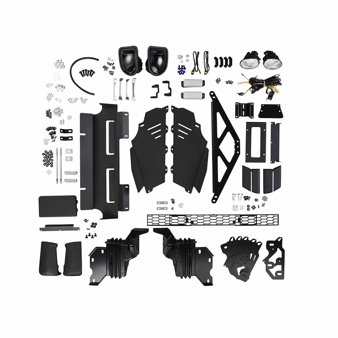 ARB 4×4 Accessories Bumper, Summit Bar, One Piece Design, With Mounting Hardware, With Grille/ Headlight Guard, With Internal Winch Mount – 3415020K