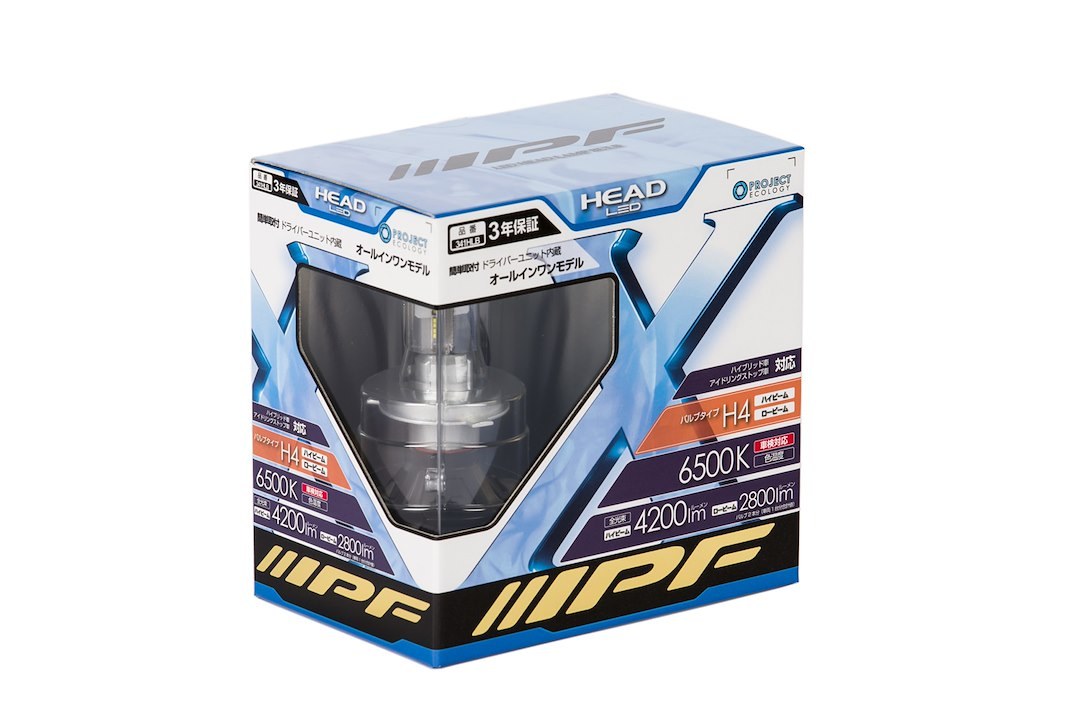 ARB 4×4 Accessories Headlight Bulb, H4, LED Bulb, White Beam Color, 6500K Light Color Temperature, Set of 2 – 341HLB