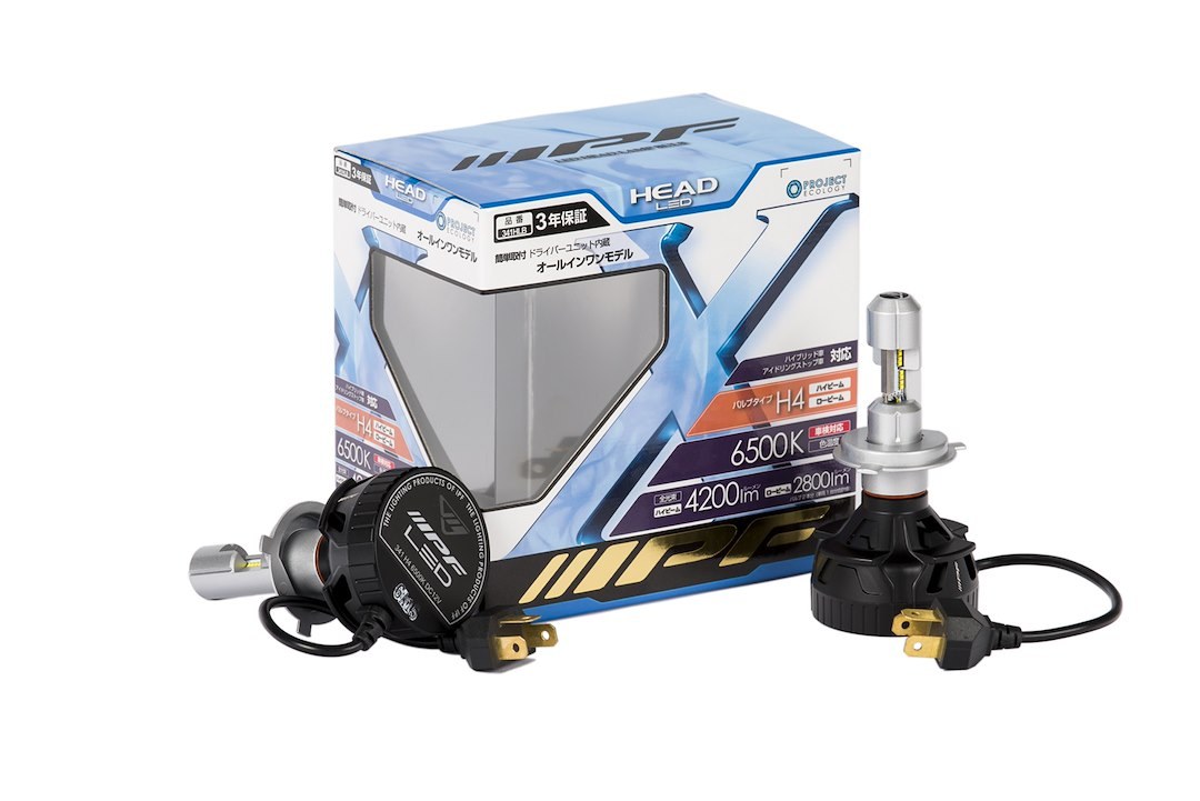 ARB 4×4 Accessories Headlight Bulb, H4, LED Bulb, White Beam Color, 6500K Light Color Temperature, Set of 2 – 341HLB