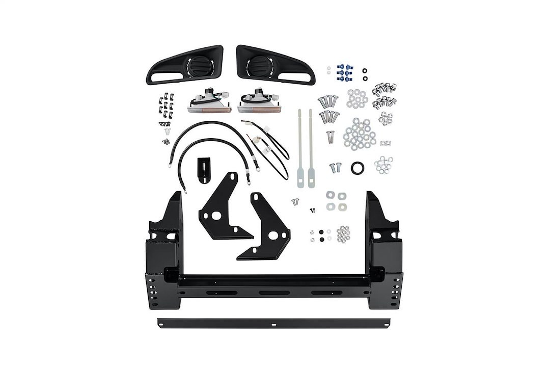 ARB 4×4 Accessories Bumper, Deluxe Bar, One Piece Design, Mounting Hardware Required, With Grille/ Headlight Guard – 3420210