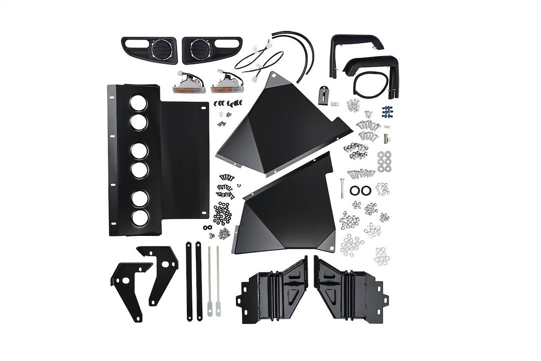 ARB 4×4 Accessories Bumper, One Piece Design, Mounting Hardware Included, With Grille/ Headlight Guard, With Internal Winch Mount – 3421520B