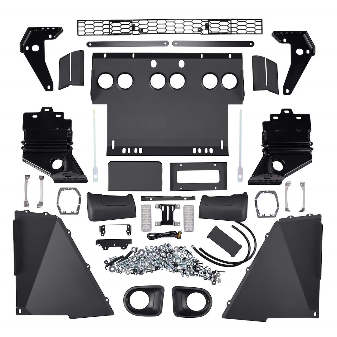 ARB 4×4 Accessories Bumper, One Piece Design, Mounting Hardware Included, With Grille/ Headlight Guard – 3421570KB