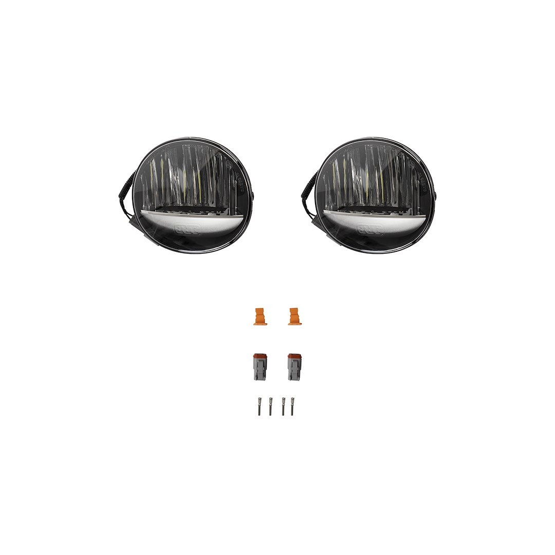 ARB 4×4 Accessories Driving/ Fog Light, LED Bulb, 18 Watt at 10 Volt to 16 Volt, Fog Beam, 240 Lumens, Clear Lens, Black Housing – 3500910